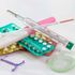 An assortment of contraceptives.