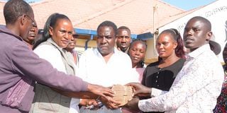 William Ruto fire victims donation