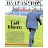 The Daily Nation September 12 front page, headlined “Exit Uhuru”