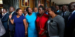 Members of Parliament during the opening of the 13th Parliament by President Dr William Ruto