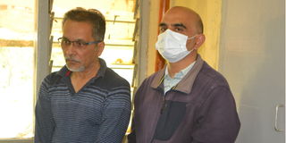 Sanjeev Patel (Left) and Rohithkumar Parshottam Patel before court