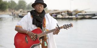 Malian singer and guitarist Afel Bocoum