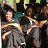 Graduands follow proceedings during the Moi University 43rd Graduation Ceremony.