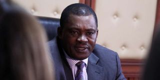 Speaker of the National Assembly Justin Muturi
