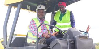 Nyandarua Governor Kiarie Badilisha relaunching county roads construction equipment