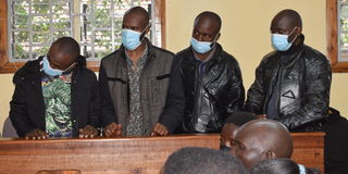 Daniel Mbolu Musyoka iebc 4 suspects photo court