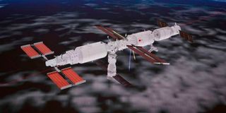 Chinese Space Station, called Tiangong,