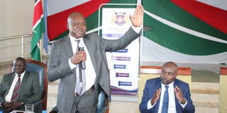 EACC manager in charge of the South Rift region Mr Ignatius Wekesa