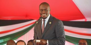 Nairobi Governor Johnson Sakaja.