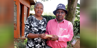 Kimani Kibiku and his wife Wanjiru Kimani at their home in Kabete,