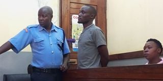 Brian Wafula Barasa who was arraigned before a Kitale court on Friday October 28 and charged with killing his mother