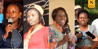 Ruto PS nominees Teresia Mbaika, Susan Mangeni,  Beatrice Inyangala, Aurelia Rono