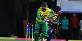 Mafuko Mavericks' Irfan Karim makes a run