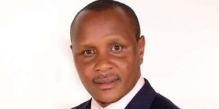 Former Kiamwangi Ward Representative Robert Kibe Githongo