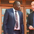 Israel Ambassador to Kenya Michael Lotem (right) and Uasin Gishu County Governor Jonathan Bii Chelilim