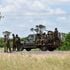 Military officers patrol around Milihoi, Lamu County.
