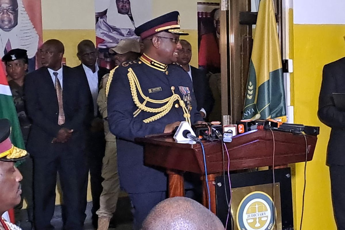 Japhet Koome Sworn In As Inspector General Of Police Nation 9757