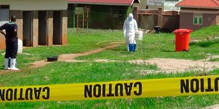 ebola screening health worker uganda