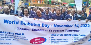 World Diabetes Day walk
