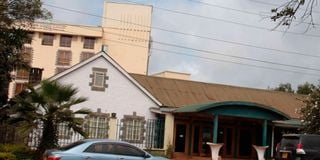 The White Rhino Hotel in Nyeri.
