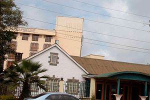 The White Rhino Hotel in Nyeri.
