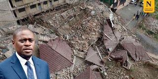 Governor Johnson Sakaja collapsed building kasarani