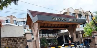 Weston Hotel on Langata road in Nairobi.
