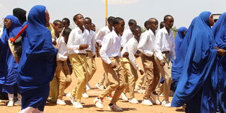 Bula Mpya Primary pupils