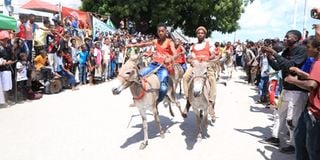 Lamu donkey race