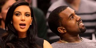 Kima Kardashian and Kanye West