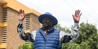 Azimio La Umoja One Kenya Coalition Party leader Raila Odinga.