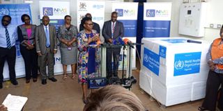 Uganda’s Health Minister Jane Ruth Aceng