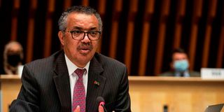WHO Director General Tedros
