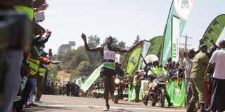 Samuel Naibei wins Iten marathon