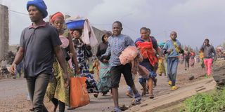 Citizens fleeing conflict in Kanyarushinya region arrive in Goma 