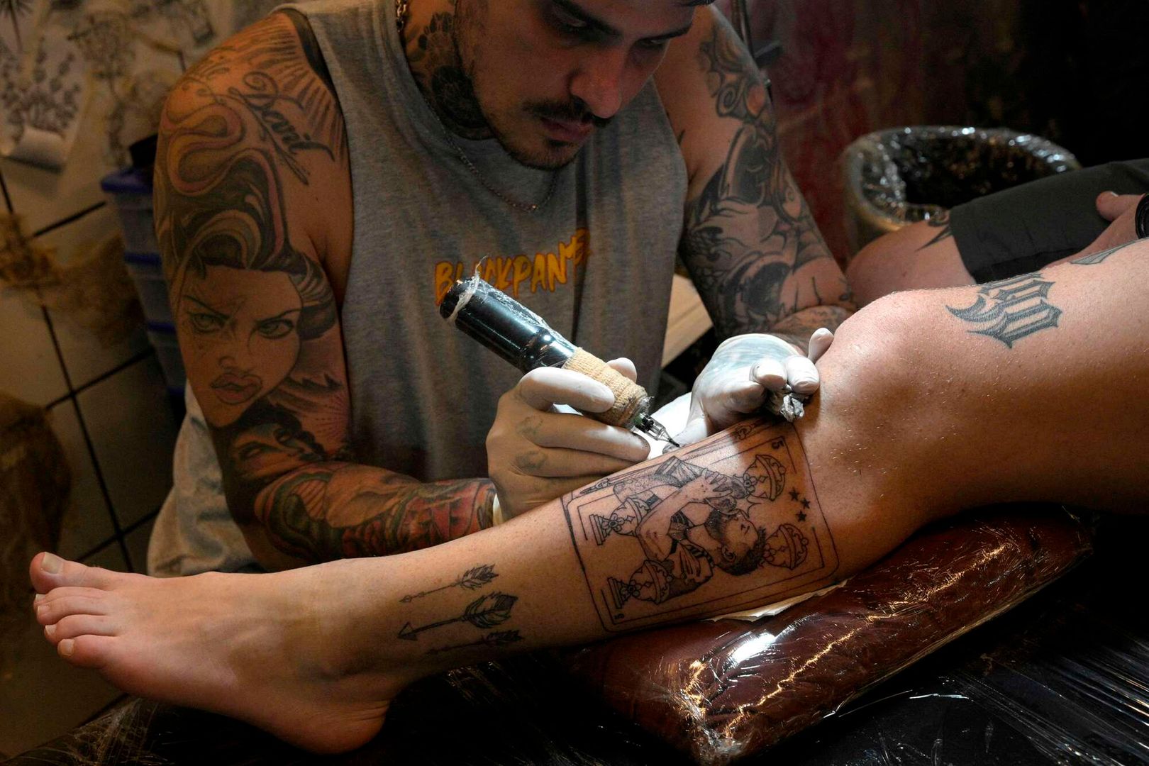 Lionel Messi Tattoo Artist for a Day  Tattoodo