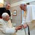 Pope Francis with Pope Emeritus Benedict XVI.