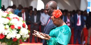 President William Ruto and First Lady Rachel Ruto