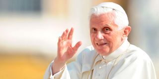 Former pope Benedict XVI