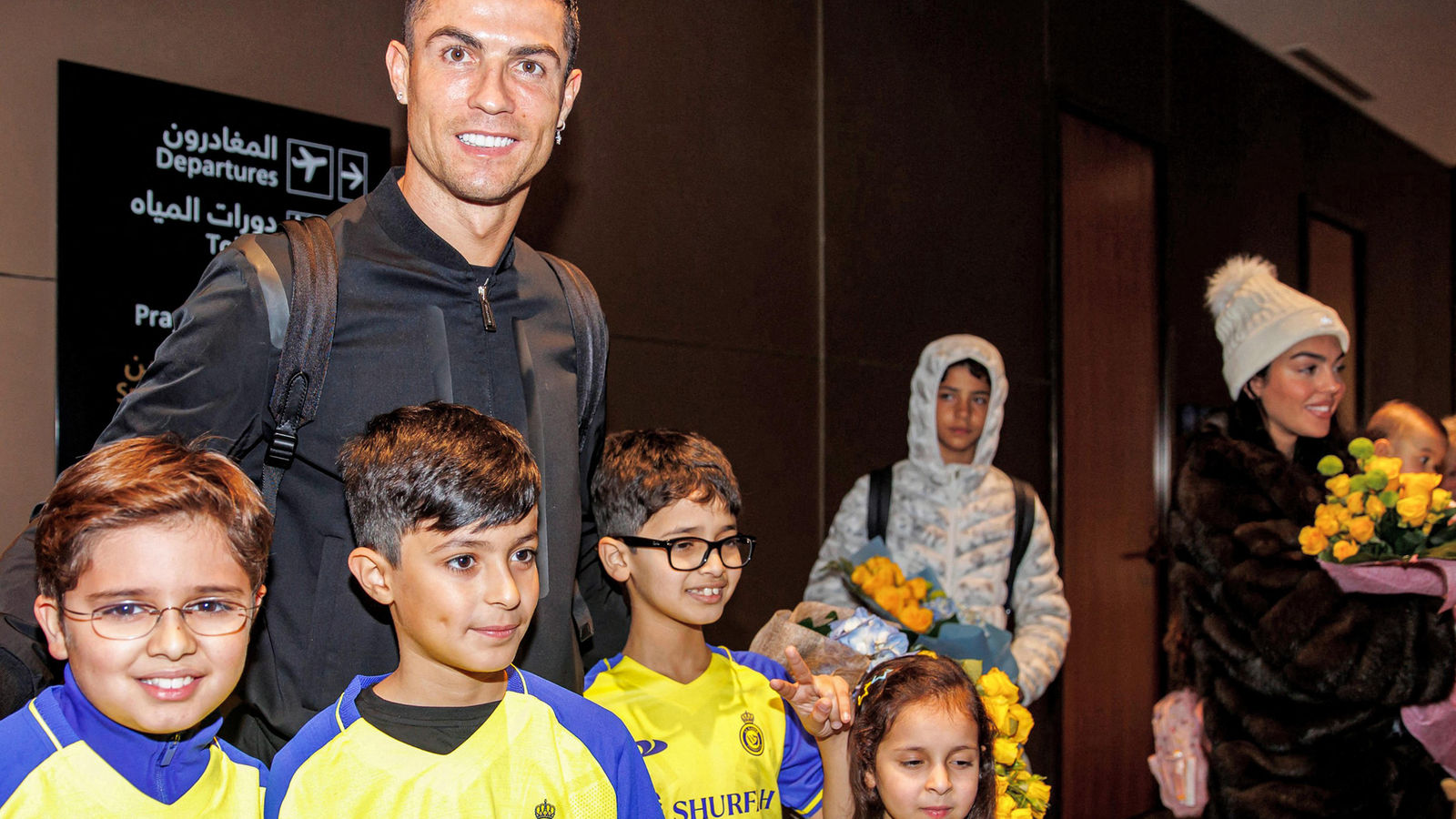 In pictures: Ronaldo, family given heroes' welcome at Al Nassr