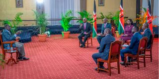 President William Ruto during a Media Engagement session at State House, Nairobi 
