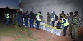 Elgeyo-Marakwet by-election ballot boxes