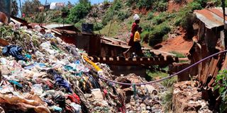 Kibera slums 
