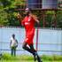 Shabana striker Vincent Nyabuto celebrates