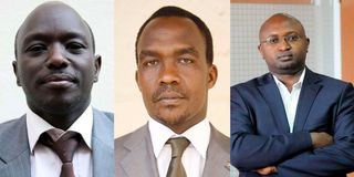 Munyori Buku, Eric Ngeno and Wanjohi Githae psc state house media team