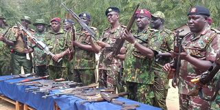 Illegal guns in Baringo, Kerio Valley, North Rift