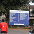 A signpost at Moi Teaching and Referral Hospital (MTRH) in Eldoret, Uasin Gishu County