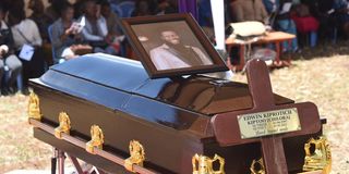 LGBTQ activist Edwin Kiprotich Kipruto alias Chiloba family mourners