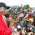 Ahadi Kenya Trust CEO Stanley Kamau flags off 3,500 boda boda riders in Gitugi Ward, Murang’a County