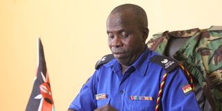 Tigania Central Police Commander Joel Chepkwony